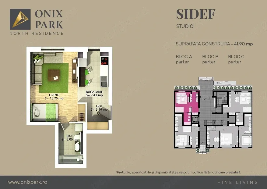 Proprietar - Onix Park - Aviatiei - Pipera - Studio