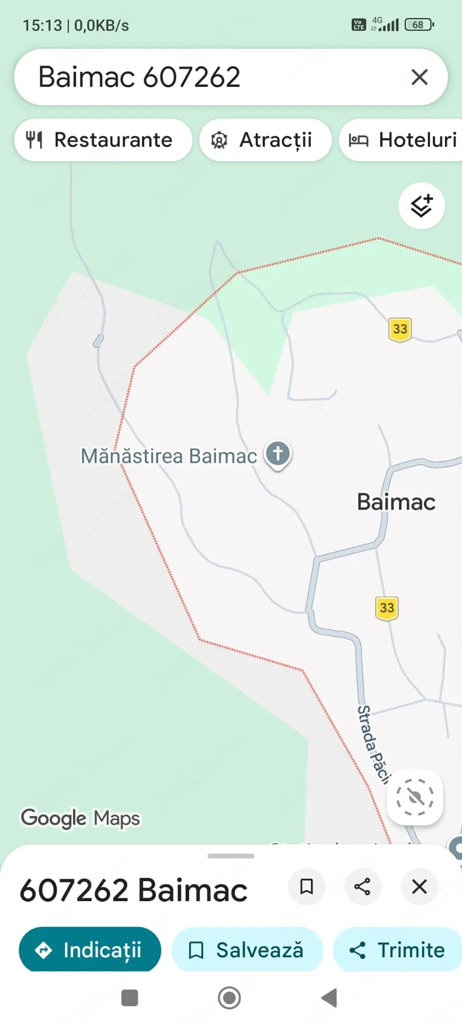 Vând 3 hectare pământ extravilan Baimac