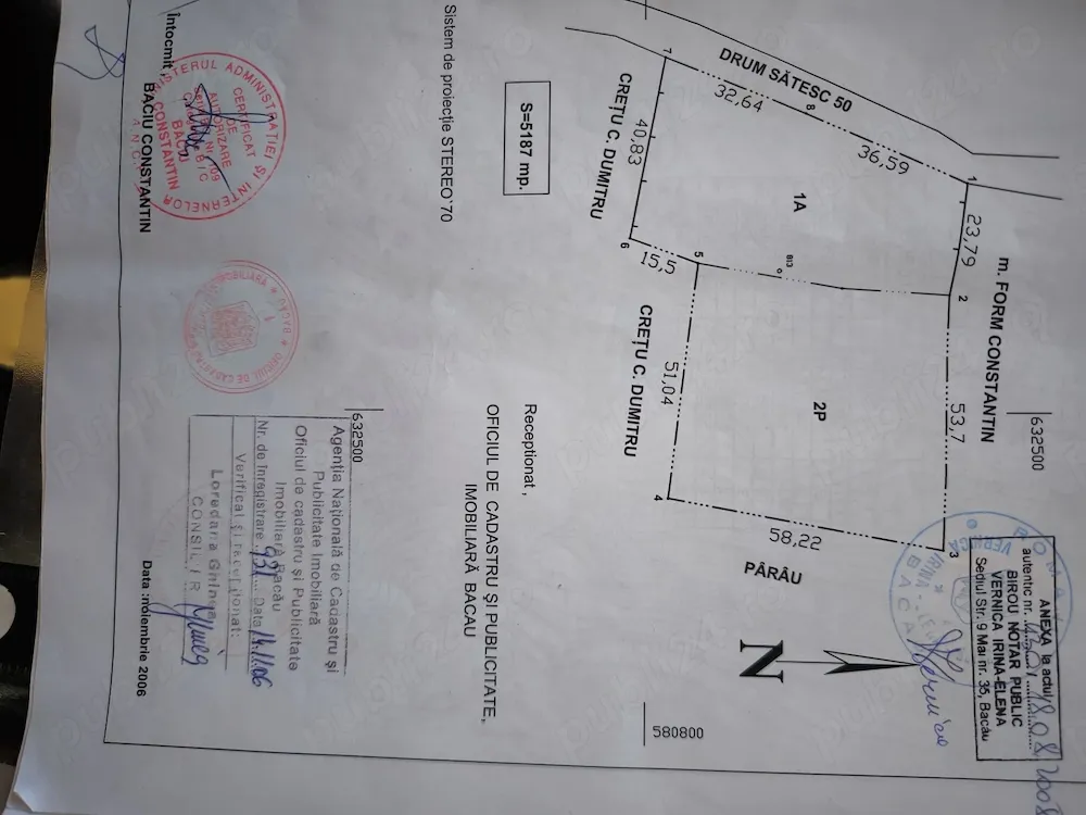 Teren intravilan deosebit   5.187 mp + Iaz + vedere la pădure |