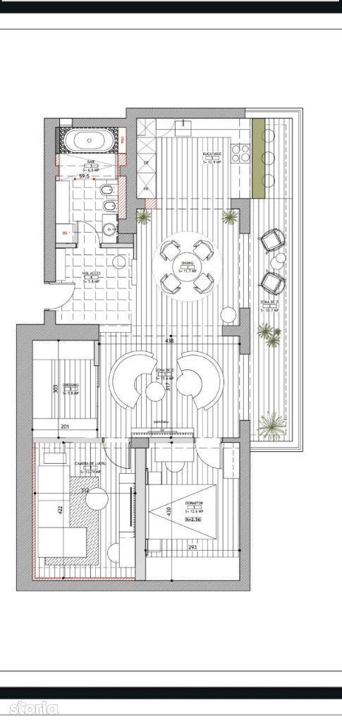 Ap. 3 camere Bragadiru - 105.000 EURO