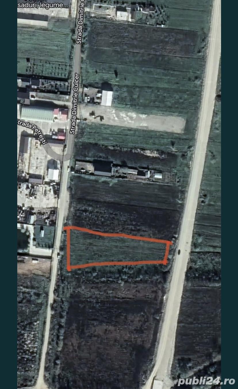 Teren 3400mp in Targu Jiu Dragoeni, cu deschidere in noua sosea ocolitoare, 80  mp