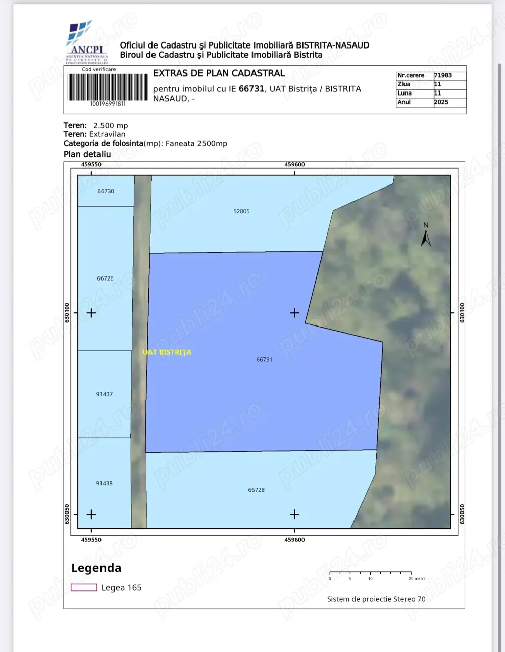 Teren lângă Bistrița , zona Tarpiului , posibilitate investiție - imagine 1