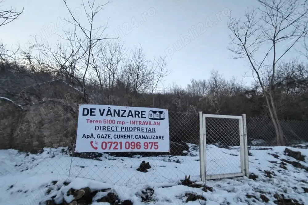 Teren intravilan Gura Văii