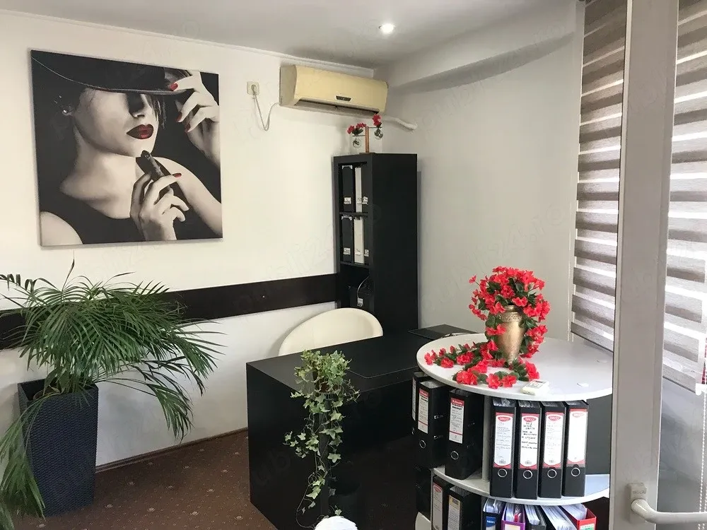 inchiriez ap 4 camere amenajat pt birou
