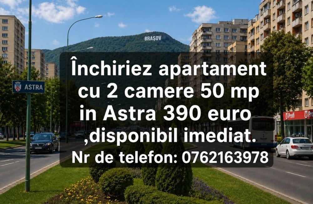 Inchiriez apartament cu 2 camere  in Astra