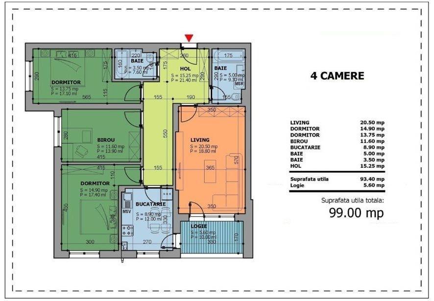 DIRECT PROPRIETAR 4 camere nou Odei - imagine 1