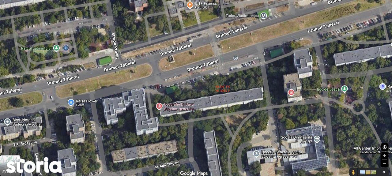 Apartament 4 camere, 88 mp, etaj 3, Dr Taberei, parcare, metrou, scoli