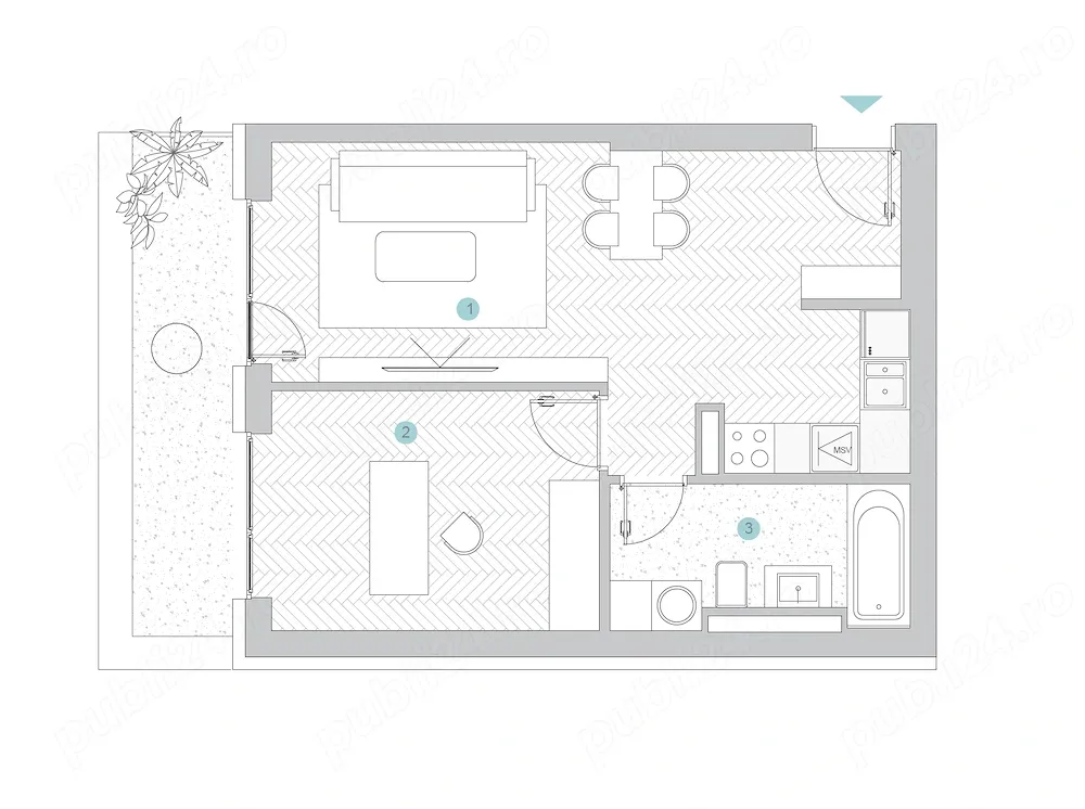 Vând apartament faza III Silk District - Iași