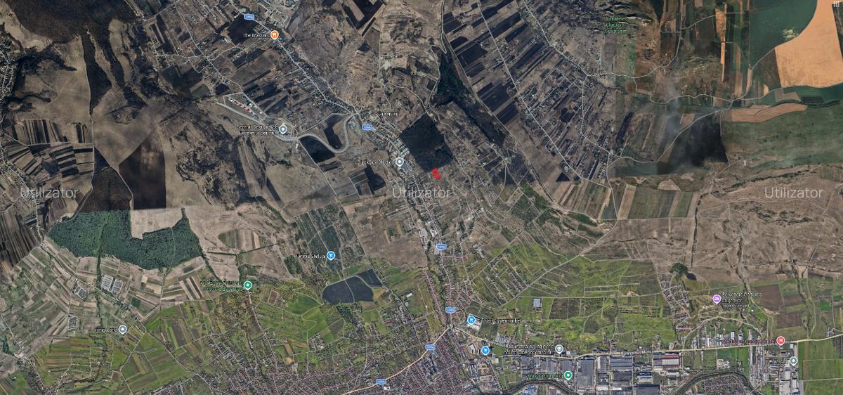Teren 3300 mp panoramic – Dealul Morii – lângă pădure, priveliște asupra orașulu