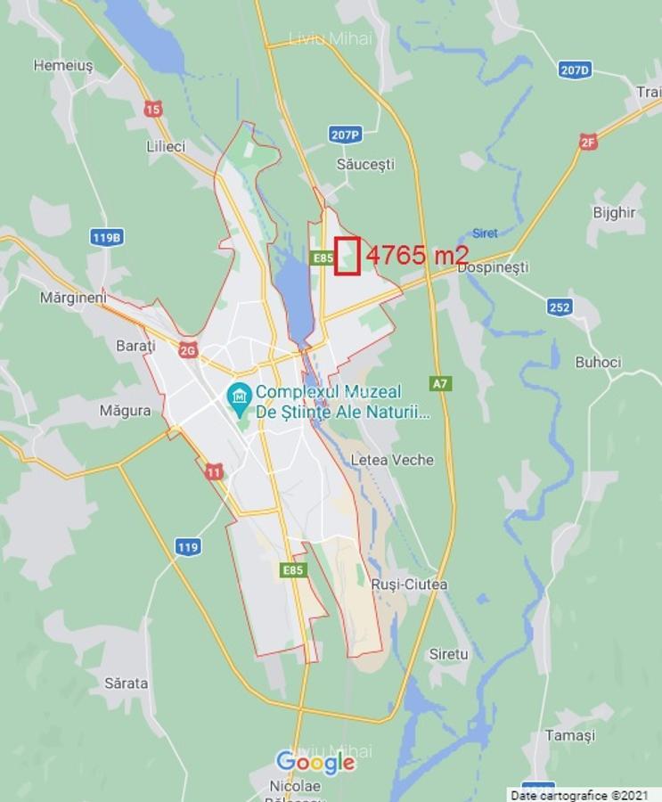 Teren intravilan pentru construcții, 4765 mp, Bacău - cartier Șer - imagine 1