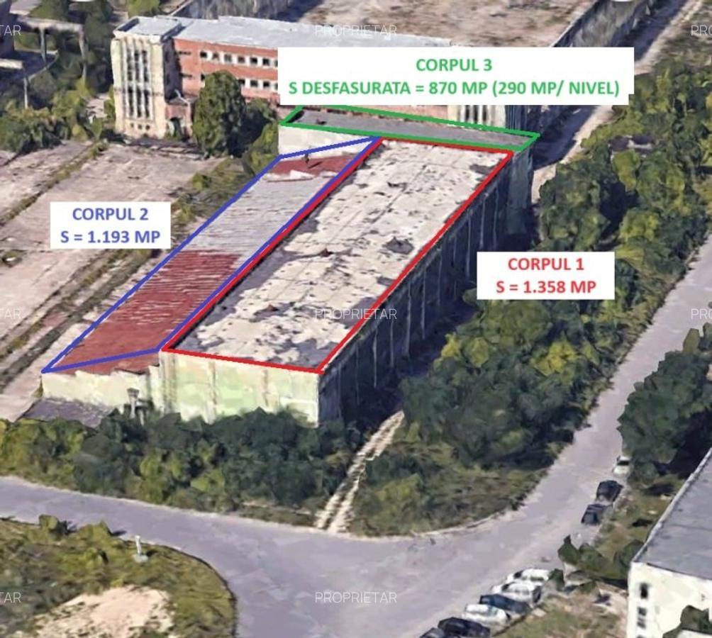 Proprietar vand Hala si Spatii Birouri S=3.400 mp pe Platforma Industriala Roman - imagine 1