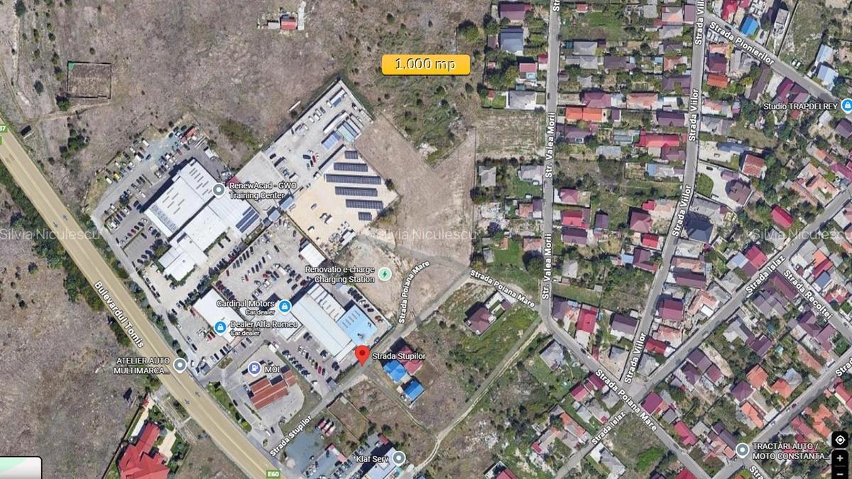 Teren intravilan 1.000 mp – Constanța, cartier Palazu Mare | Deschidere 25 ml - imagine 1