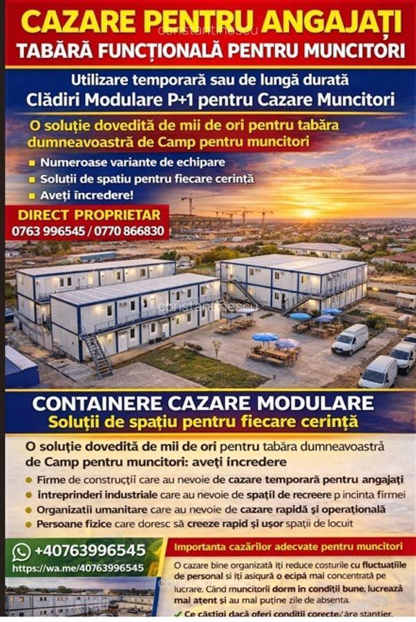 Cazare Angajati Tabără Muncitori - imagine 1