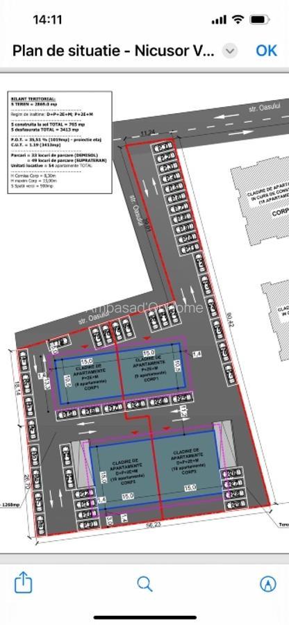 Teren De Vanzare Otopeni - 2900 mp