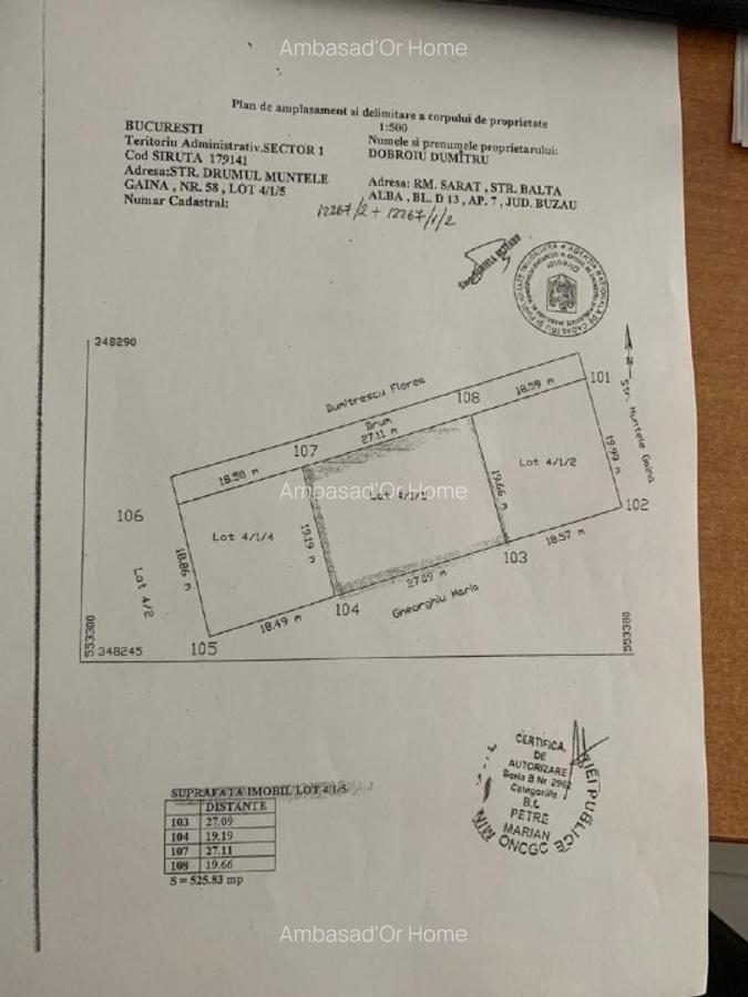 Teren de vanzare Sector 1! Pret 350 Euro:mp - imagine 1