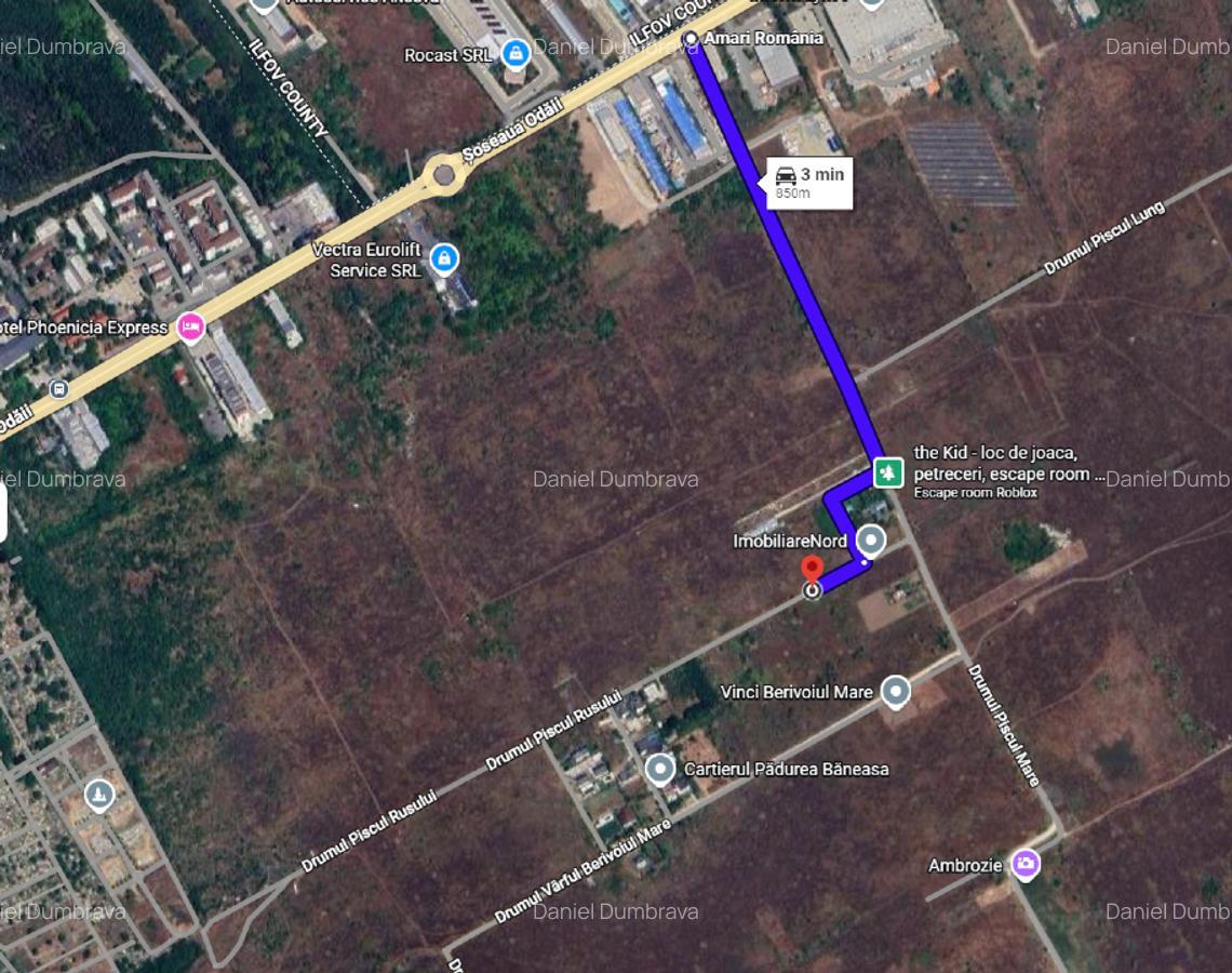 Teren 890mp str. Piscul Rusului