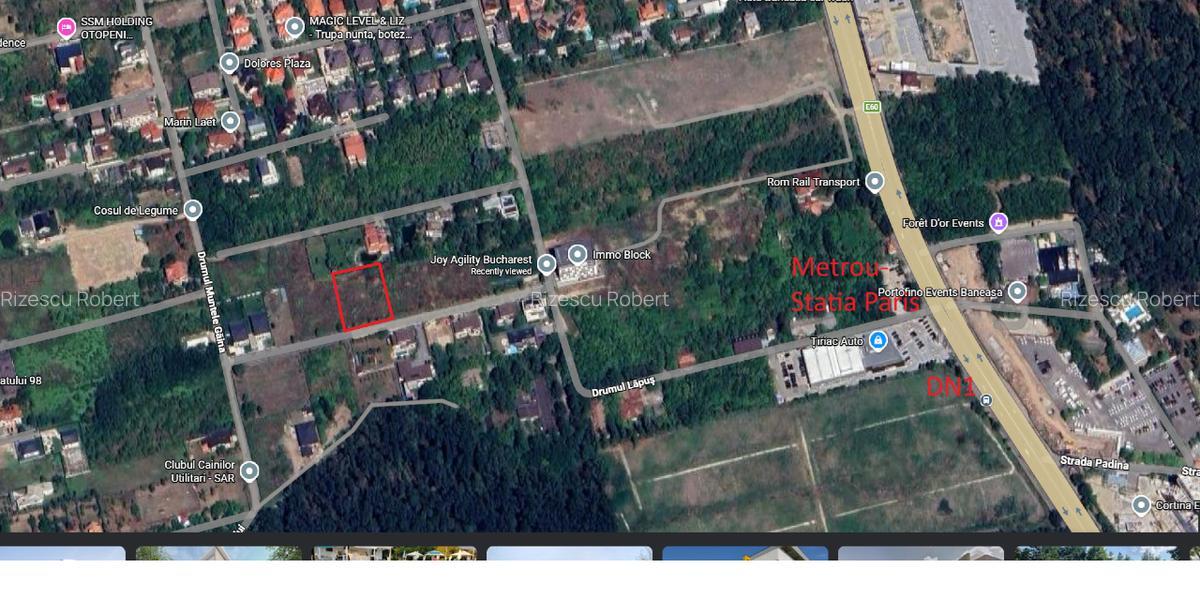 2019mp padure Baneasa S1, cu PUD obtinut, toate utilitatile, cartier de vile