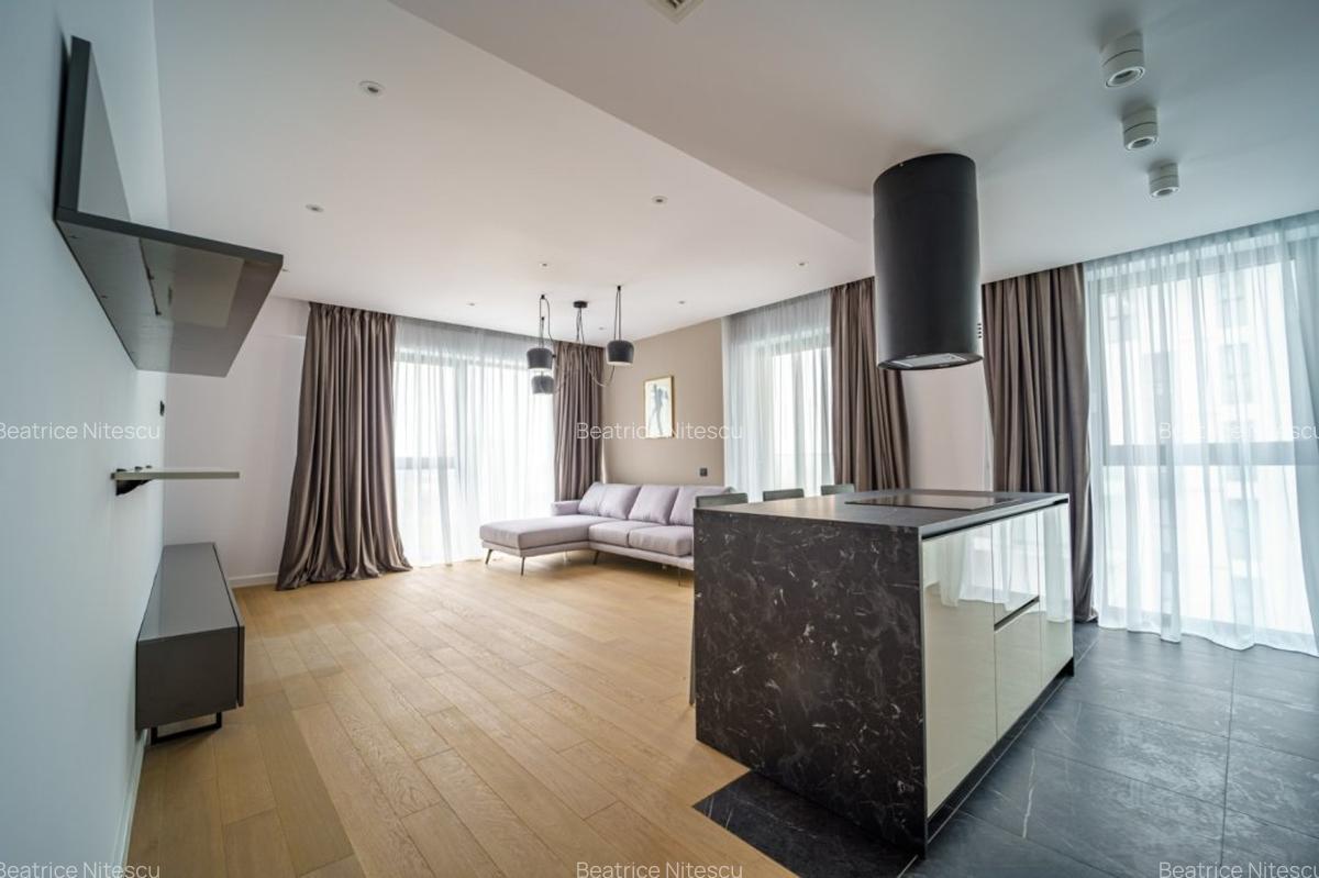 Apartament cu 3 camere de inchiriat  in One Herastrau Towers