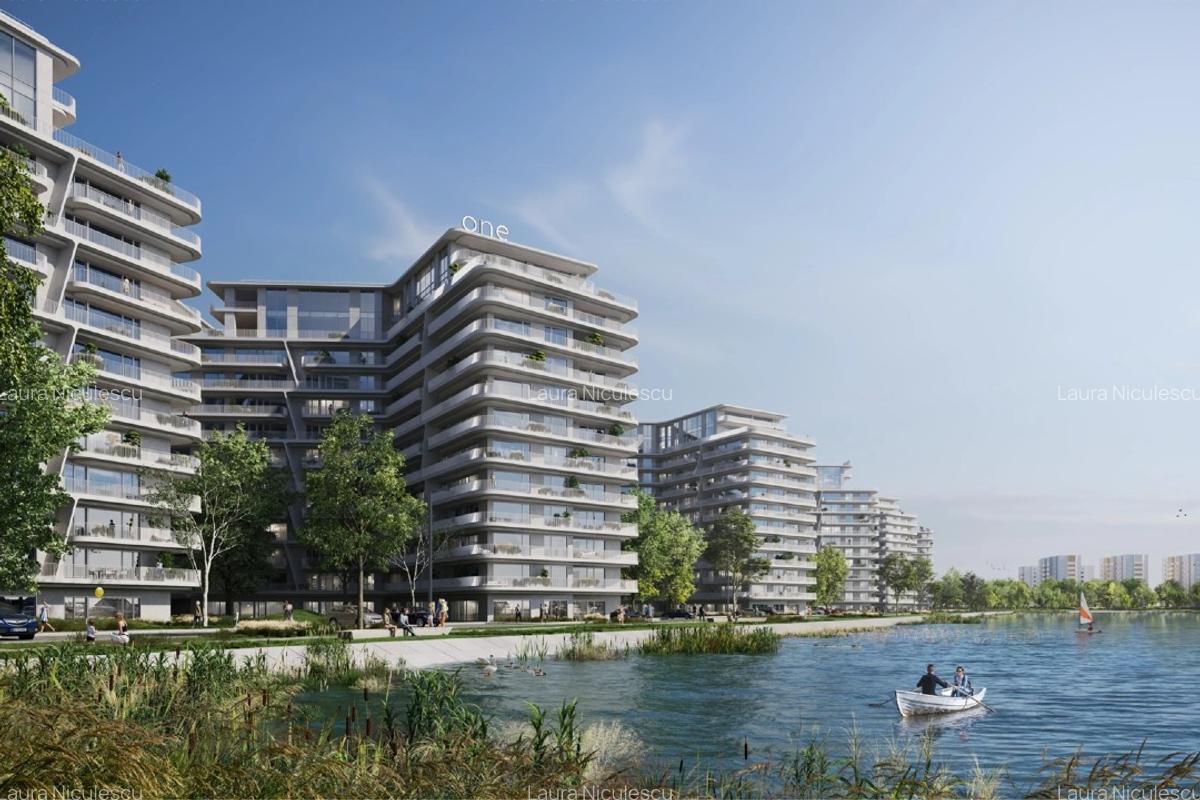 Apartament 2 camere, One Lake District, cu vedere la lac si parcare inclusa - imagine 1