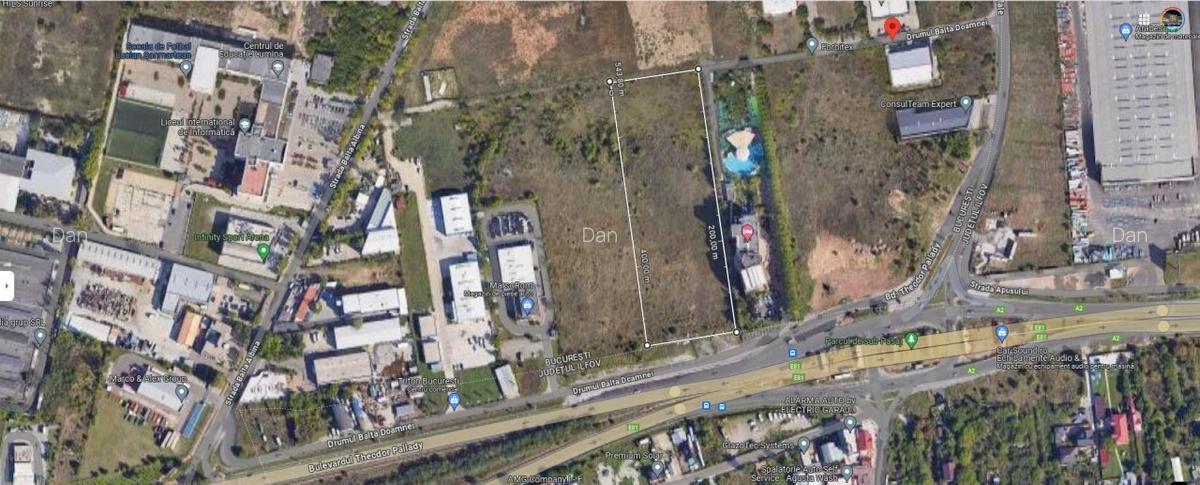 Teren intravilan 13.800 mp Theodor Pallady Sector 3 Bucuresti