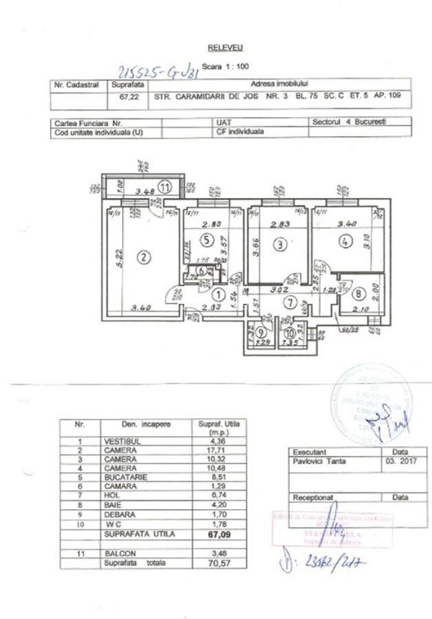 Timpuri Noi - Tineretului: 3 camere cu potențial imens (2 băi, decomandat)