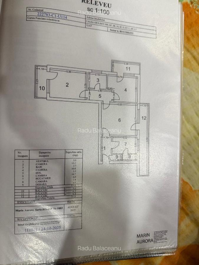 Apartament 3 camere - Calea Giulesti PROPRIETAR – VANZARE DIRECTA (fara comision