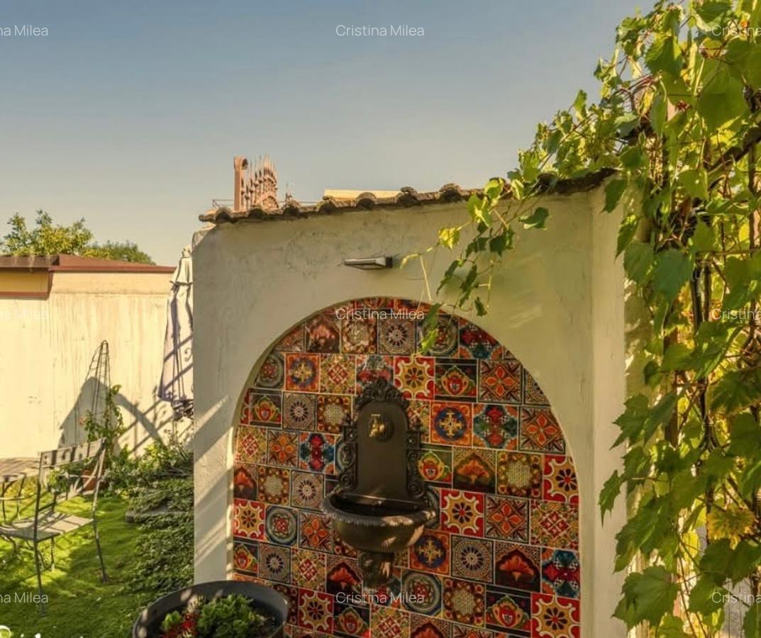 Casa spațioasă cu arhitectura mediteraneană