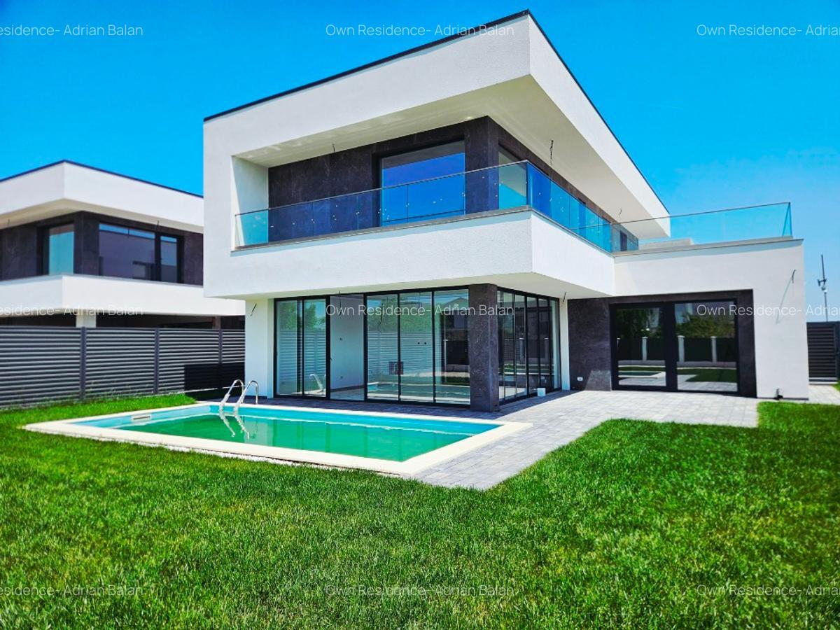 Vila moderna cu piscina Tunari Ilfov pe malul lacului Pasarea - imagine 1