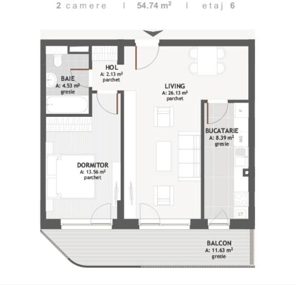 Apartament Floresti Strada Eroilor 48