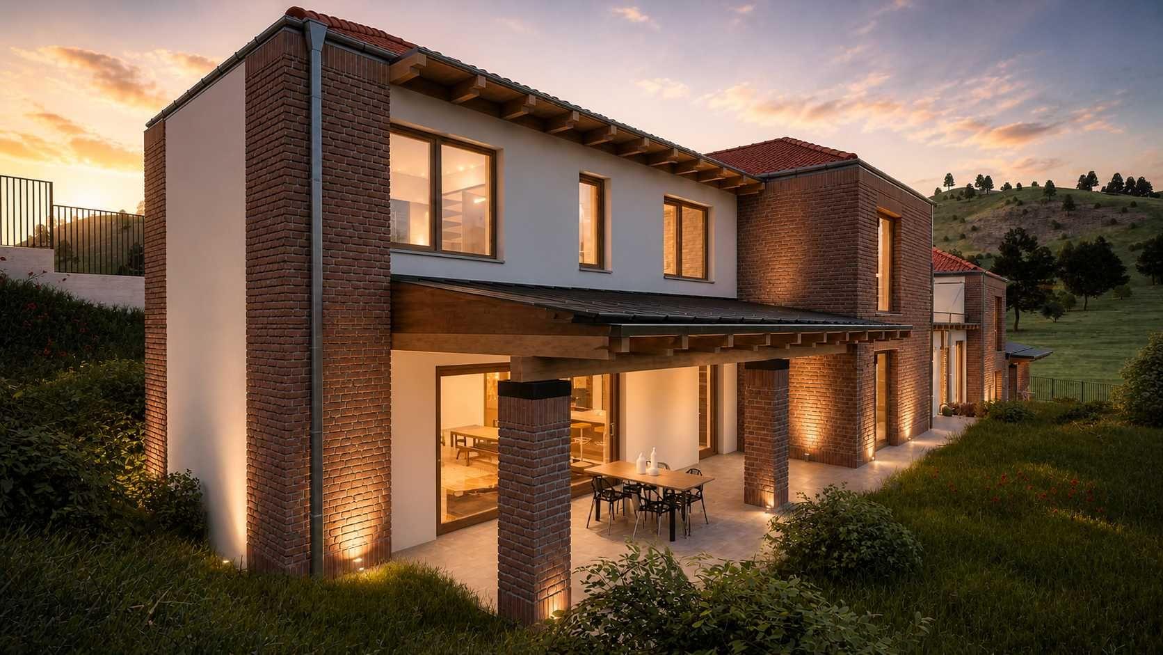 Teren de vânzare + proiect duplex autorizat - imagine 1