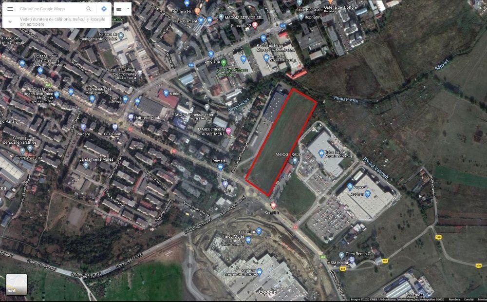 Teren intravilan în Târgu-Mureș 19.305 mp pentru dezvoltatori