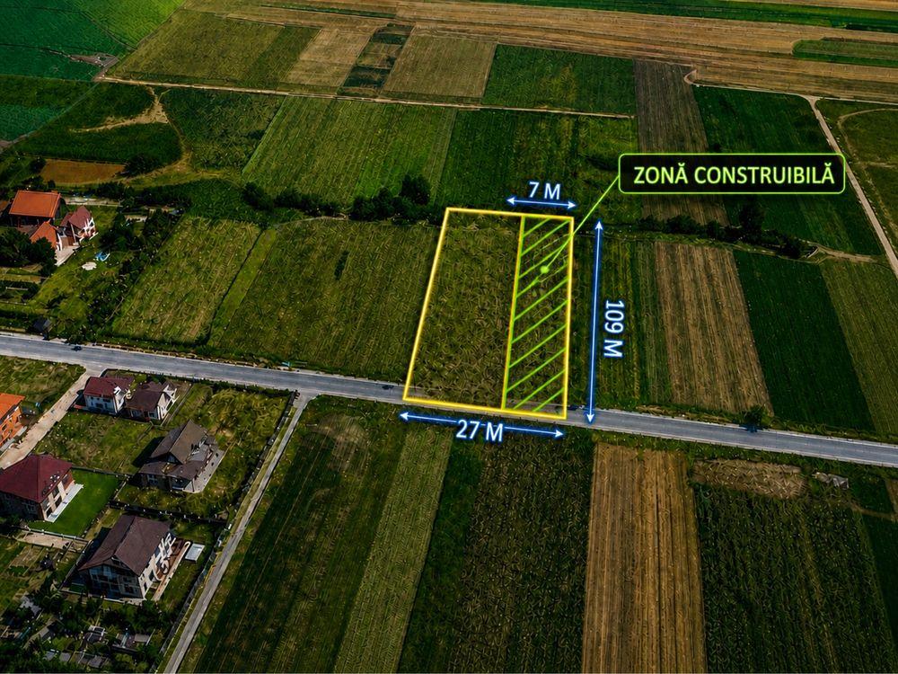 Teren 2900 mp Brașov | 760 mp construibili | ideal investiție / casă