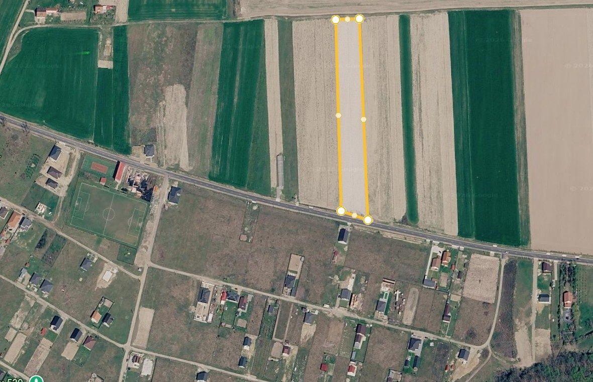Teren intravilan de vanzare 11,470 mp in Alparea, com Osorhei