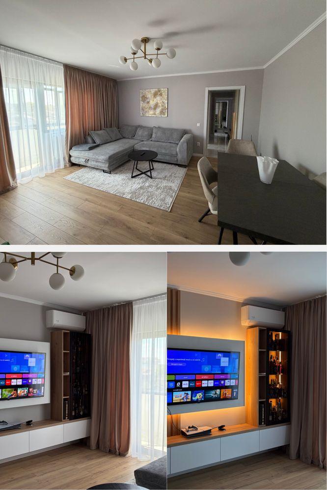 Apartament 3 camere/ 2 bai - Semidecomandat- langa Scoala Ienăchiță Văcărescu- gata de mutat- mobilat si utilat premium - imagine 1