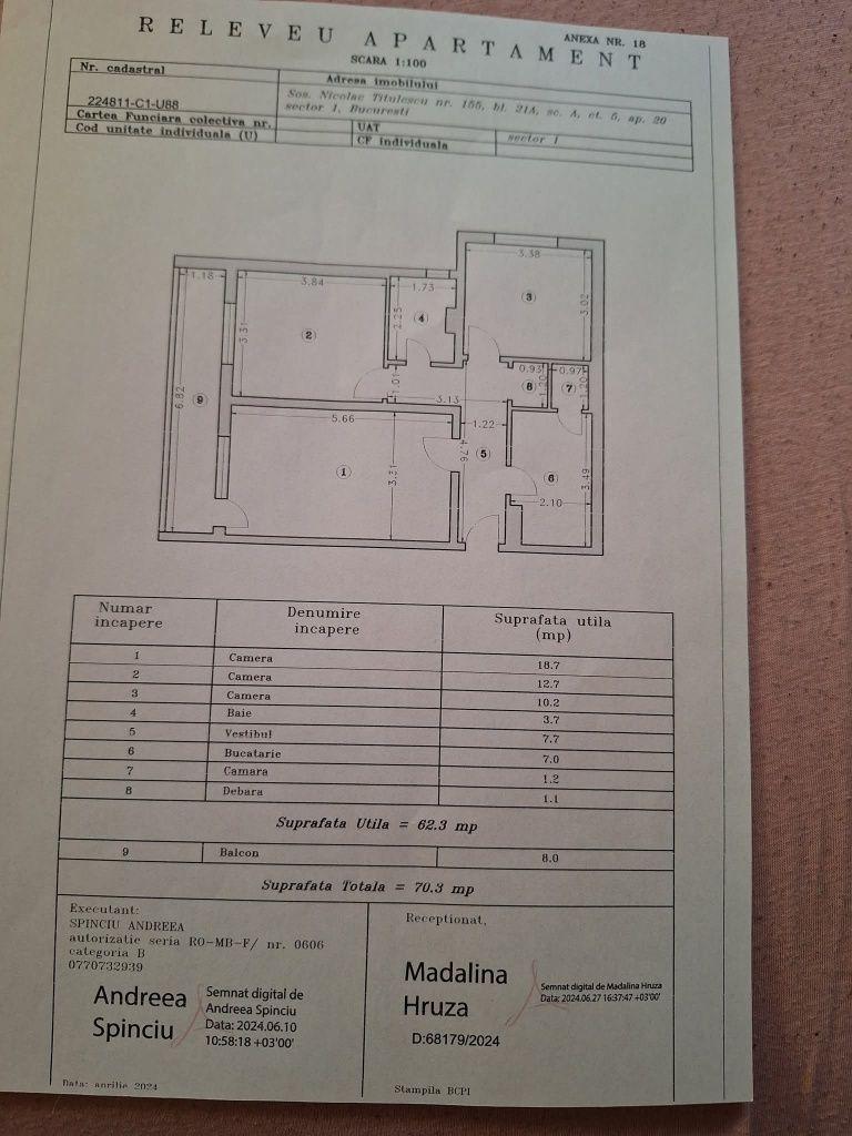Apartament 3 camere - imagine 1