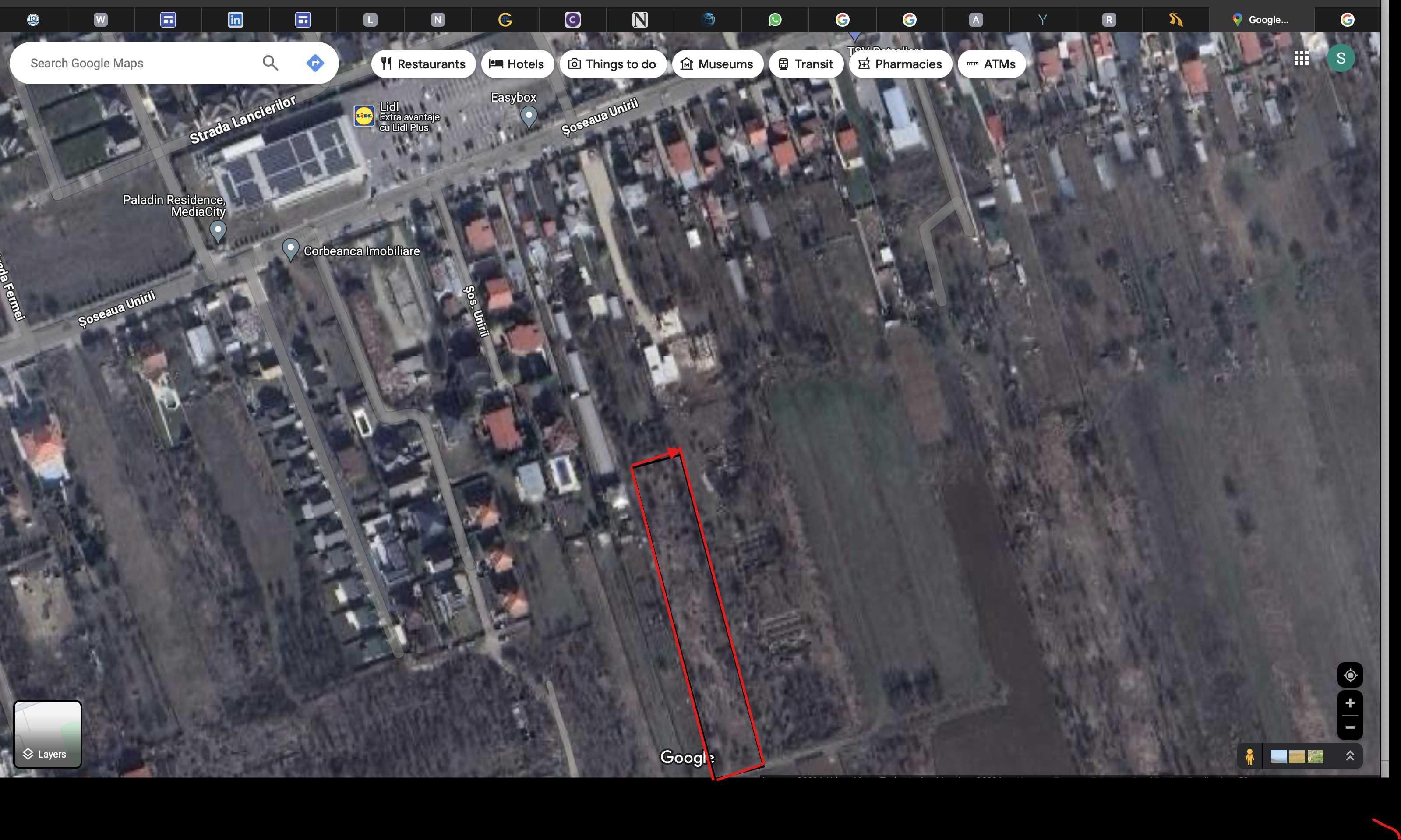 De vanzare teren intravilan, 5339 mp, Corbeanca central, langa Lidl, al doilea rand de la sos Unirii - imagine 1