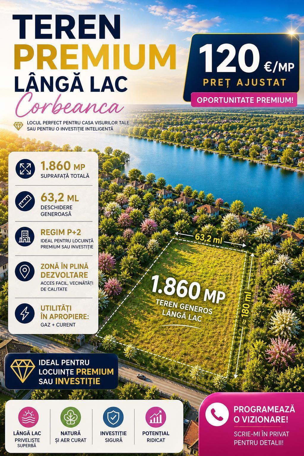 Teren 1.860 mp Corbeanca -Ilfov - imagine 1