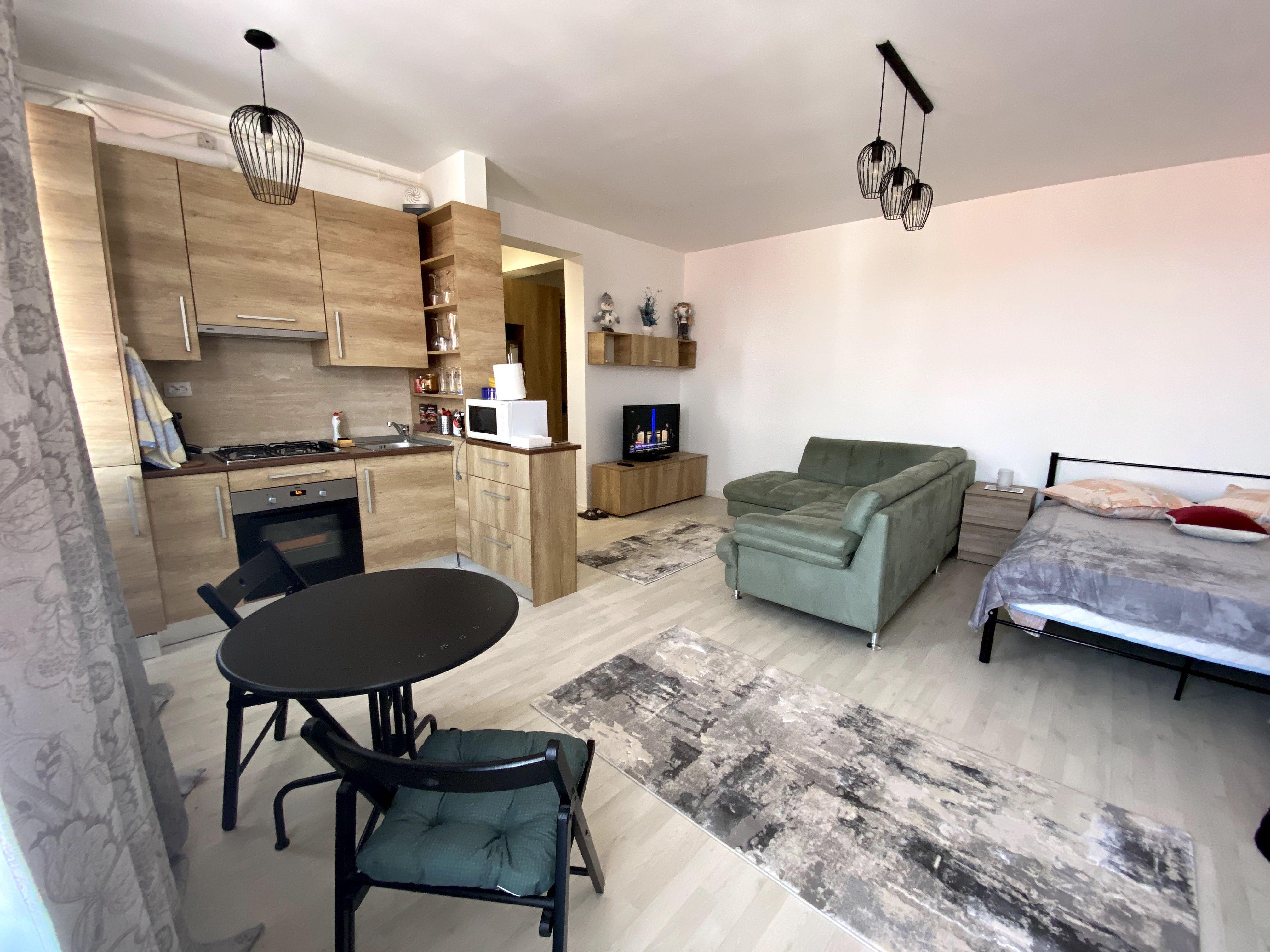 Garsoniera modernă, complet mobilata și utilata, parcare inclusă-New Residence, Măgurele