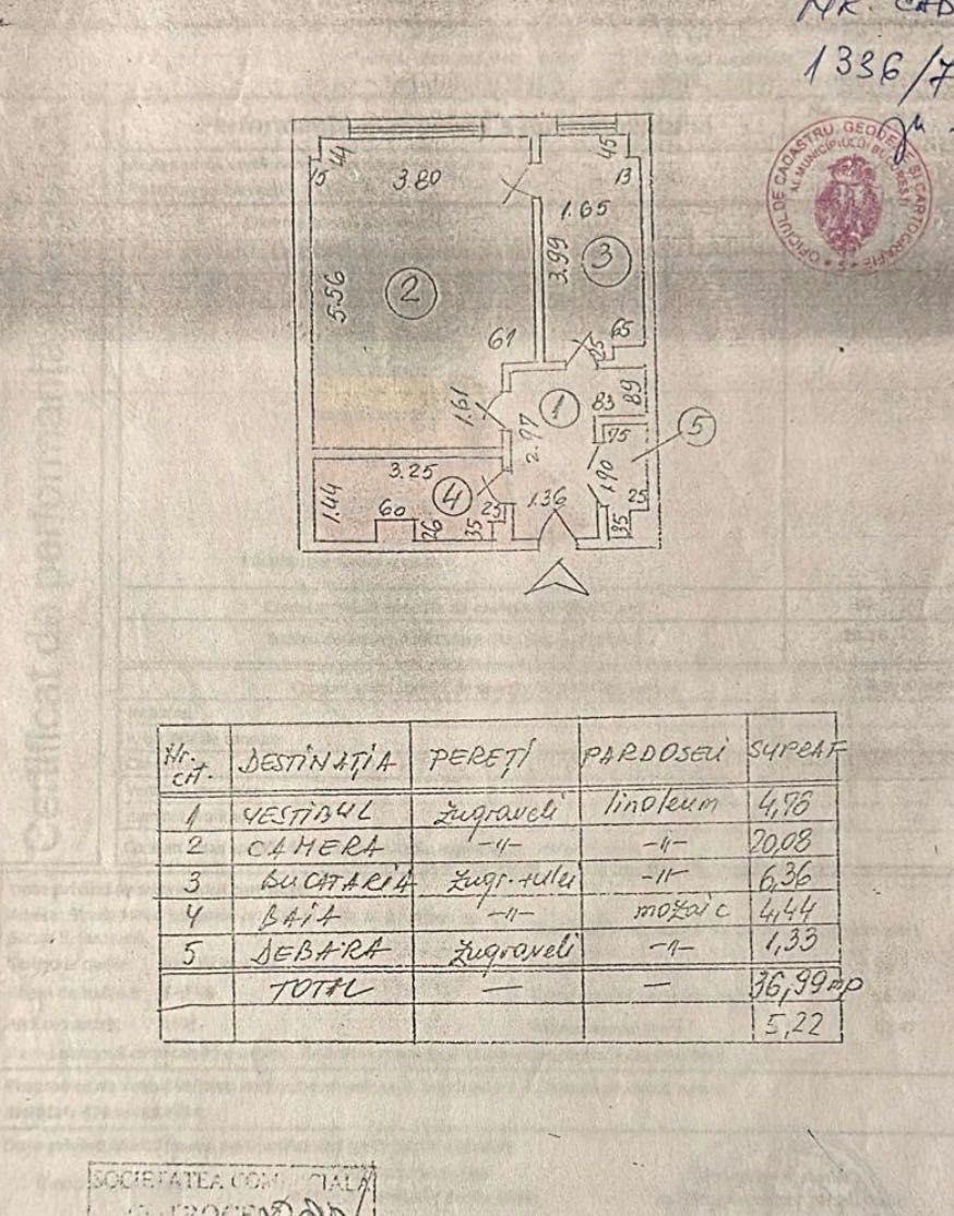Mobilată total Garsonieră 37 mp Prosper 13 septembrie proprietar - imagine 1