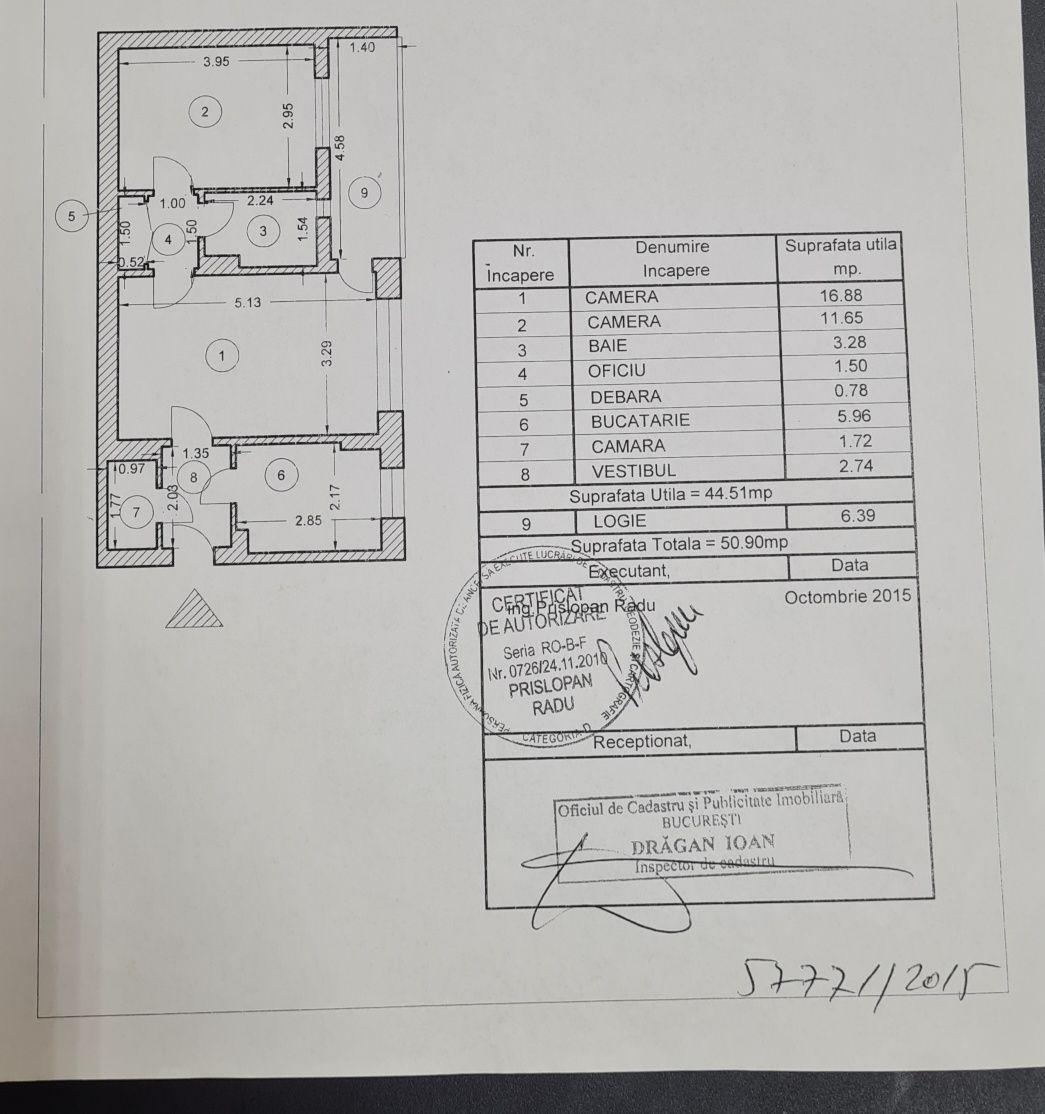 Vând apartament 2 camere drumul taberei  lângă fosta posta (orange) - imagine 1