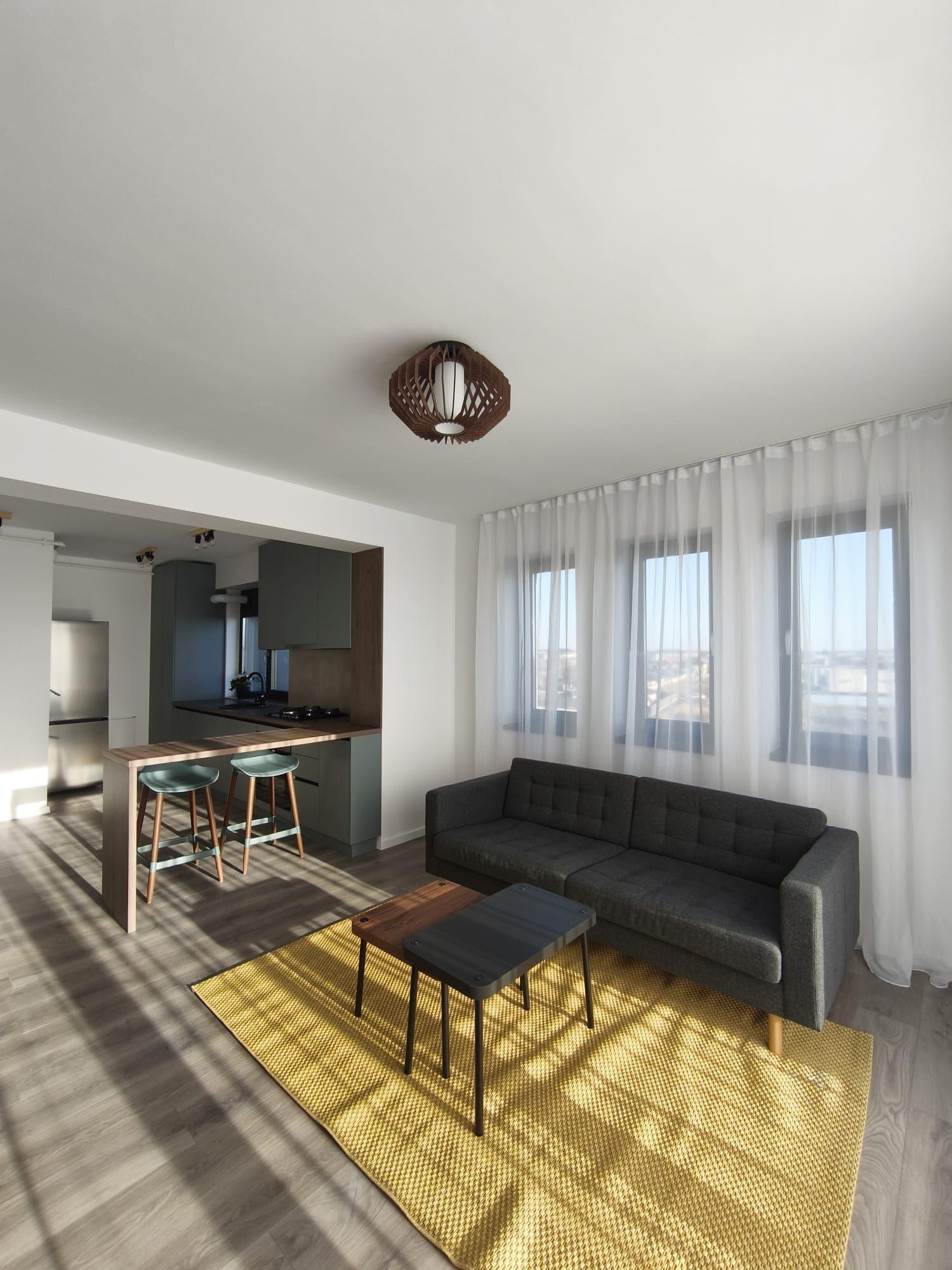 Studio premium cu terasa in Magurele, prima inchiriere, totul nou - imagine 1
