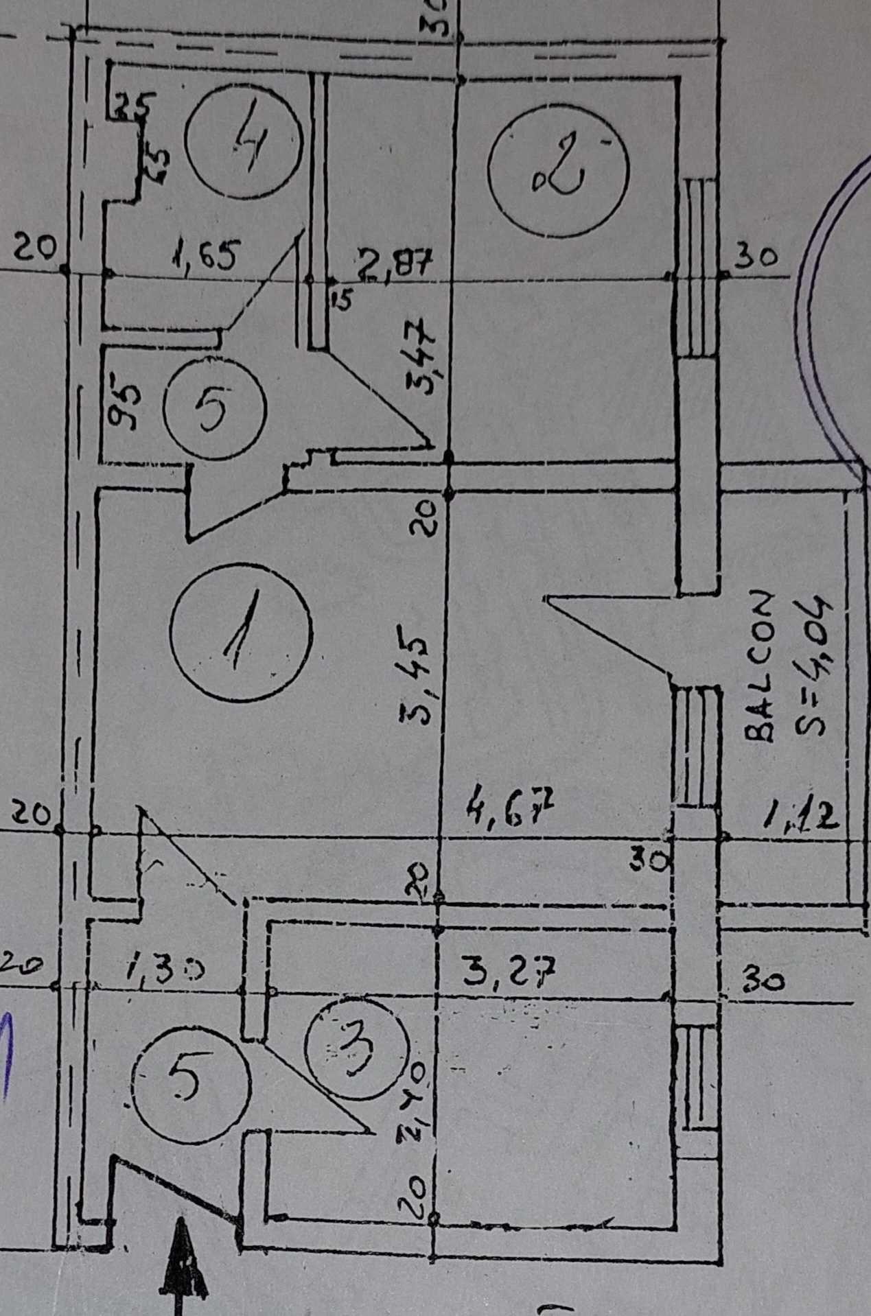 Proprietar-Apartament 2 camere et.4/4 cu suprafața de 52mp si structura semidecomandata, Bacau