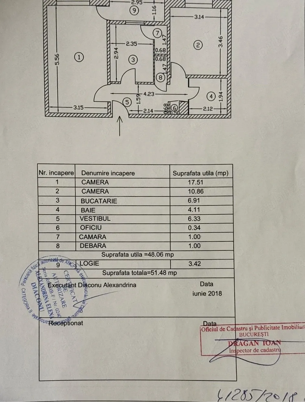 Apartament 2 camere Calea Mosilor