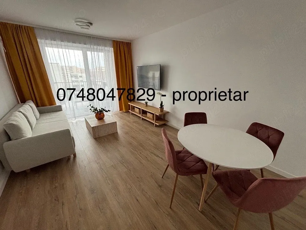 Apartament nou 2 camere Estoria City, prima inchiriere