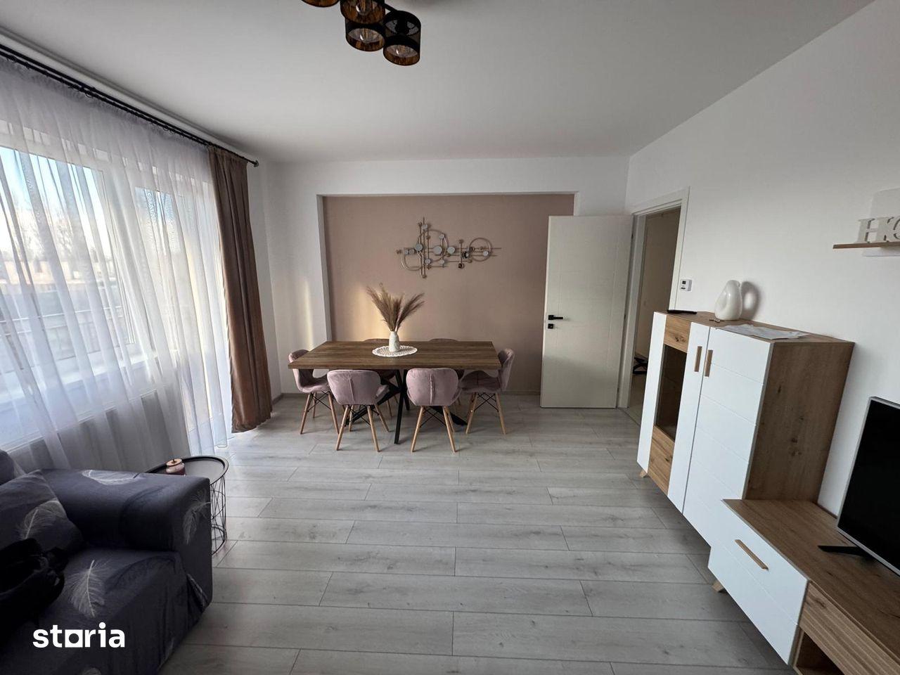 Apartament 3camere+2bai+parcare.Utilat 2025.Tractorul, 2 min de Coresi