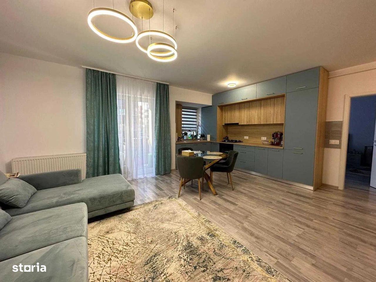 Apartament 3 camere , mobilat și utilat cu boxă și  loc de parcare