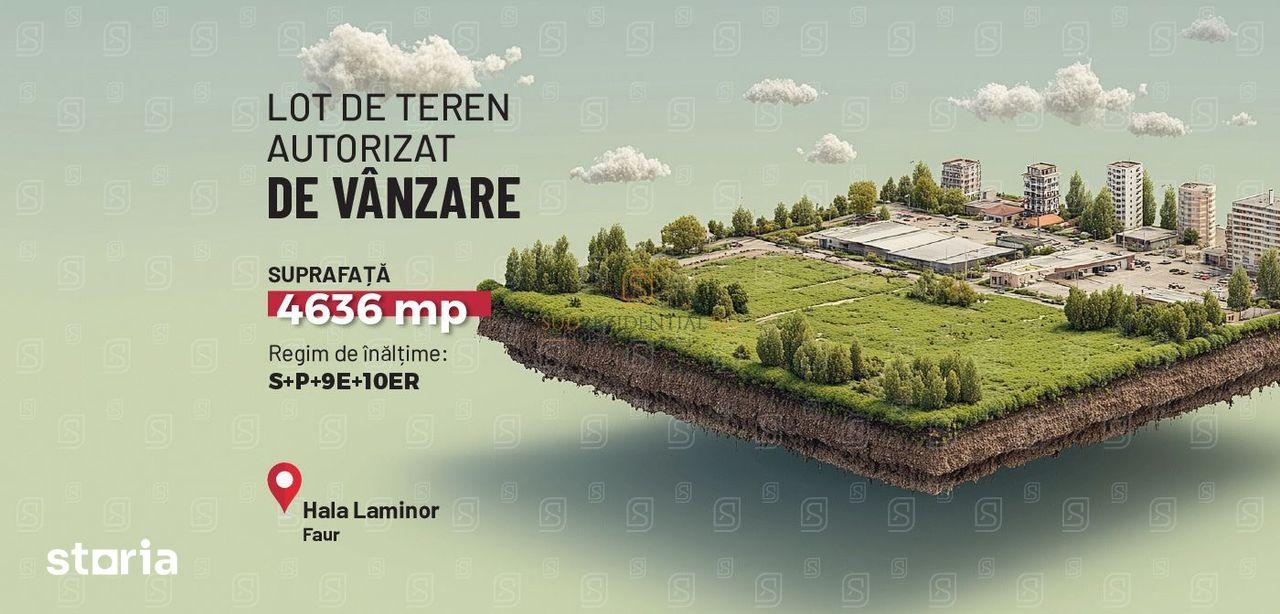 Teren generos cu autorizatie, zona Faur – Hala Laminor, Sector 3
