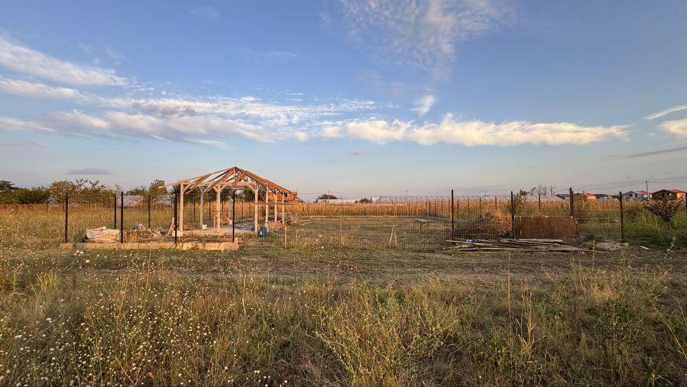 ‼️Teren intravilan 465mp  gard facut,fantana,foisor,comuna berceni