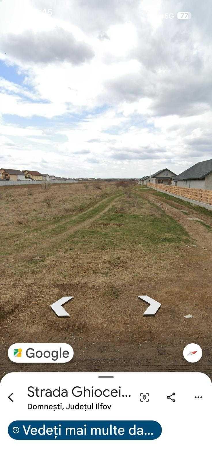 PROPRIETAR, vand 4 loturi teren construibil a 533  mp - DOMNESTI, STR GHIOCEILOR - imagine 1