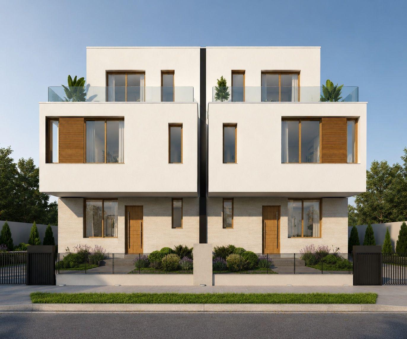 Casa individuala P+2, la 700m de metrou cu zona tip Penthouse